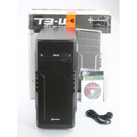 ViperTeq VT-GAPC-FX8320E Midi-Tower PC AMD FX-8300 3,2GHz 16GB RAM 1TB HDD Nvidia GeForce GTX1050 Ti Windows 10 (234610)