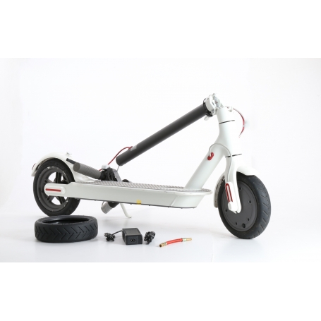 Xiaomi M365 E-Scooter Elektro-Roller Doppelbremsanlage max. 25km/h 42V faltbar weiß (235026)