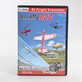 Ikarus aeroflyRC8 Modellbau Flugsimulator DVD Windows 4D-Szenen Platzradar (238179)