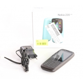 Nokia 220 2,4 Dual-SIM-Handy Mobiltelefon 16MB 4G MP3-Player Bluetooth schwarz (239773)