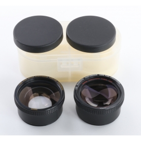 Hama Televorsatz für Camcorder 1.5x und 0,65x Telephoto Conversion Lens (240195)