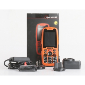 i.safe Mobile IS320.1 2,4 Ex-geschütztes Handy Mobiltelefon 4GB 2MP SOS NFC wasserdicht staubdicht orange (240656)