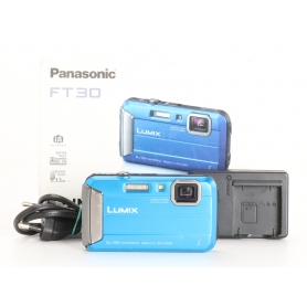 Panasonic DMC-FT30EG-A digitale Kompaktkamera 16,1MP 4,5-18mm 2,7 SD USB HD blau (240854)