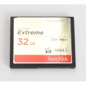 SanDisk Compact-Flash Karte Extreme 32GB 120 MB/s UDMA 7 (241653)