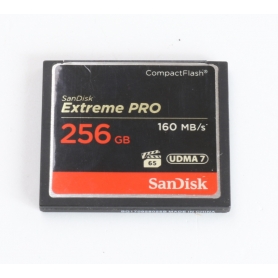 SanDisk CF Compact-Flash Karte Extreme PRO 256GB 160 MB/s UDMA 7 (241662)