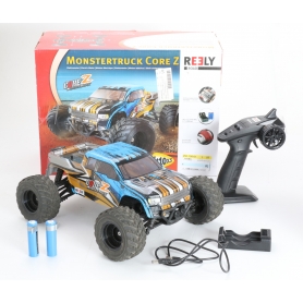 Reely Brushed RE-6737601 1:10 XS RC Einsteiger Modellauto Elektro Monstertruck Allradantrieb 4WD RtR 2,4GHz 20km/h (241543)