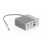 HyperDrive GEN2 Multiport-Hub Adapter Kartenlesegerät SD-Kartenleser UHD-fähig USB-C silber (241841)