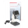 Toolcraft DigiMicro Lab 5.0 USB LCD Mikroskop Monitor max. Vergrößerung 500 Zoom 4fach schwarz weiß (242124)