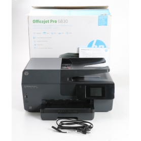 HP Officejet Pro 6830 ePrint Tintenstrahl-Multifunktionsgerät Drucker Kopierer Scanner Fax Touchscreen WLAN schwarz (242709)