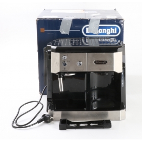DeLonghi BCO 421.S Kombi-Kaffeemaschine Espresso 1750 Watt 1 Liter 10 Tassen Glaskanne Abschaltautomatik silber schwarz (243015)