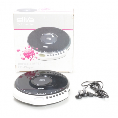 Silva Schneider MCD 30 Tragbarer CD-Player Discman Antishock schwarz grau (243691)