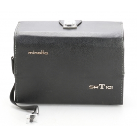 Minolta srT101 Leder Kamera Tasche ca. 27x10x18cm (244233)