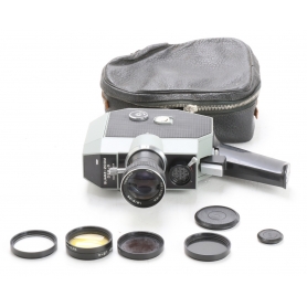Quarz-Zoom DS8-3 Super 8 Filmkamera mit Meteor-8M 9-28mm 1,8 Objektiv (244427)