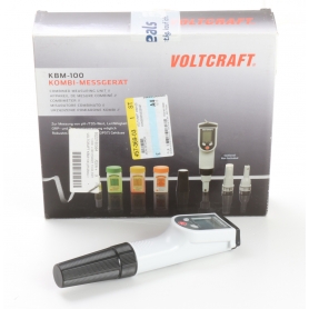 Voltcraft KBM-100 Kombi-Messgerät Temperatur Leitfähigkeit TDS Salinität ORP pH-Wert (244772)