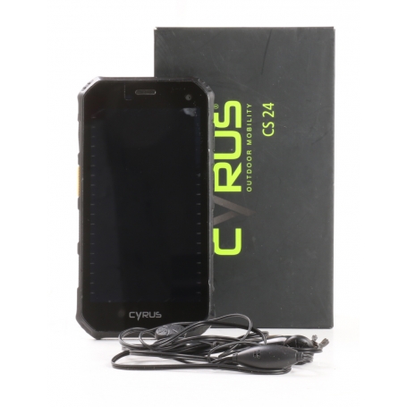 Cyrus CS24 5 Smartphone Handy 16GB 13MP Dual SIM LTE Bluetooth Outdoor Android schwarz (244957)