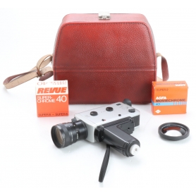 Nizo 148 Filmkamera Super 8 mit Schneider-Kreuznach Macro Variogon 8-48mm 1,8 Objektiv (245056)