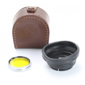OEM 32mm Gummi Sonnenblende Lens Hood + B+W Gelb Filter 32MM 3x (246475)