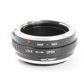 K&F Concept Adapter MAF-NEX (NEX bzw. E-Mount Kamera für Sony-A Mount Objektive) (245920)
