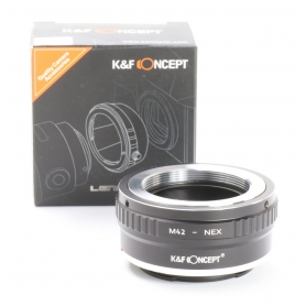 K&F Concept Adapter M42-NEX (M42 Objektiv auf NEX bzw. Sony E-Mount Kamera) (245915)