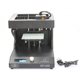 Renkforce RF100 v2 3D Druck Starter-Kit Drucker Filament Metall schwarz (247737)