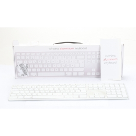 Jenimage FK418BTSQ-DE Tastatur Wireless Keyboard QWERTZ Mac OS Aluminium weiß (247735)