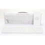 Jenimage FK418BTSQ-DE Tastatur Wireless Keyboard QWERTZ Mac OS Aluminium weiß (247735)