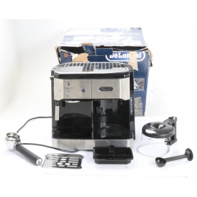 DeLonghi BCO 421.S Kombi-Kaffeemaschine Espresso 1750 Watt 1 Liter 10 Tassen Glaskanne Abschaltautomatik silber schwarz (248126)