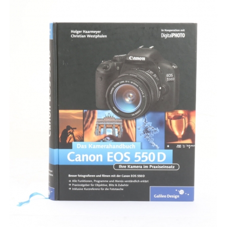 Galileo Design Canon EOS 550D Das Kamerahandbuch Holger Haarmeyer ISBN-9783836216425 / Buch (248586)