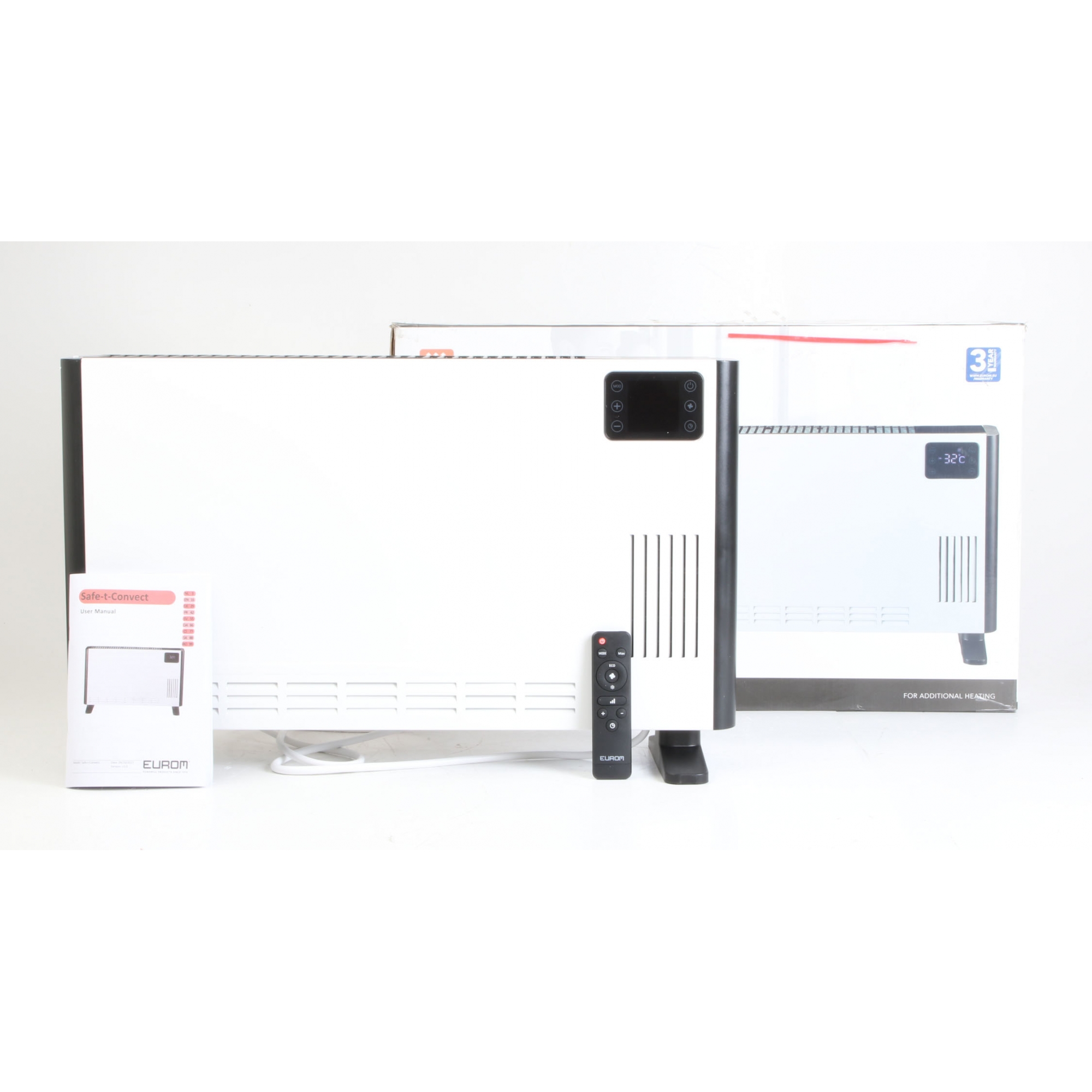 Eurom Safe-T-Convect 2400, Konvektor Heizung, 2400W, weiß (360479) (251002)