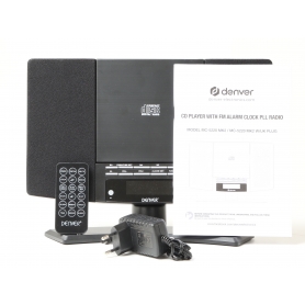 Denver MC-5220 Stereoanlage CD-Player Radio MW AUX CD UKW schwarz (251098)