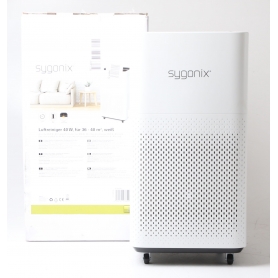 Sygonix SY-4535294 Luftreiniger 40m² HEPA-Filter Automatikbetrieb Schlafmodus allergikerfreundlich weiß (251114)