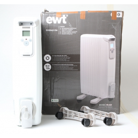 EWT Öko-Radiator EvoRad 15W, 1500W, Frostschutz, Weiß (377510) (251075)