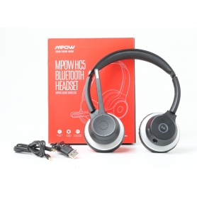 Mipow HC5 On Ear Headset Kopfhörer Bluetooth Stereo schnurlos schwarz (251472)