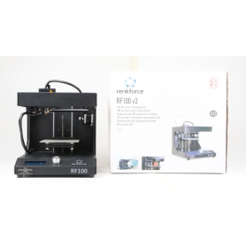 Renkforce RF100 v2 3D Druck Starter-Kit Drucker Filament Metall schwarz (251643)