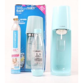 SodaStream Easy Icy Blue Trinkwassersprudler Wassersprudler 1 Liter PET Flasche pastellblau (251796)