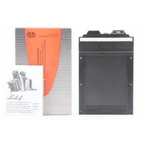 Linhof Doppelkassette 9x12 Doppelplanfilm Double Plate and Cutfilm Holder (251675)