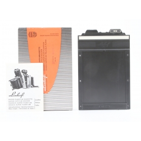 Linhof Doppelkassette 9x12 Doppelplanfilm Double Plate and Cutfilm Holder (251681)
