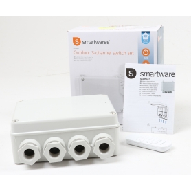 Smartwares SH4-99652 Schalter-Set Funksteckdosenset Lichtsteuerung Smart Home FSK 433MHz weiß (252950)