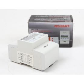 Voltcraft DPM-314D digitaler Drehstromzähler Stromzähler LC-Display 3x230/400V 0,04-100A IP54 weiß (253567)