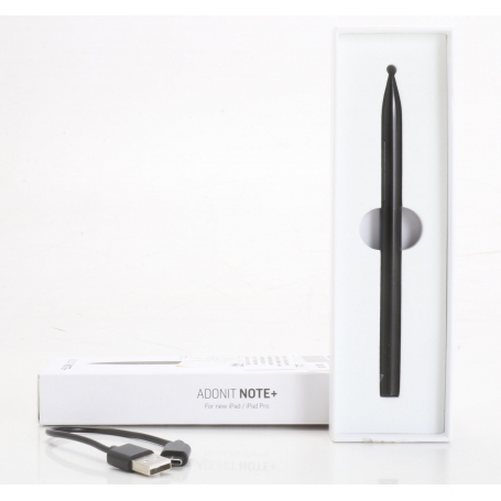 Adonit Note+Stylus digitaler Stift Eingabestift Tablet Bluetooth wiederaufladbar schwarz (254518)