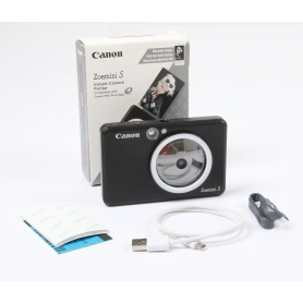 Canon Zoemini S digitale Sofortbildkamera Mini-Fotodrucker 8MP Bluetooth schwarz (255657)