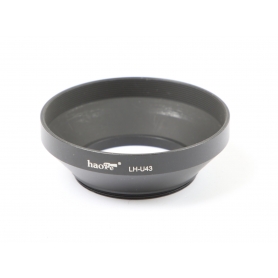 Haoge LH-U43 Runden Metall Gegenlichtblende für Leica D-LUX Type 109 Kamera SLR (256191)