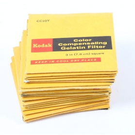 Kodak Diverse Wratten Gelatin Filter 3 in (7.6cm) square (256198)