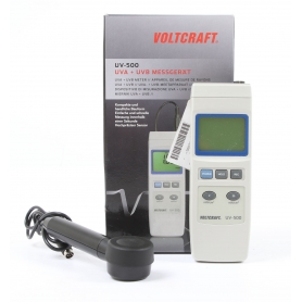 Voltcraft UV-500 UV-Messgerät Strahlungsmessgerät Sensorsonde digital grau (256325)
