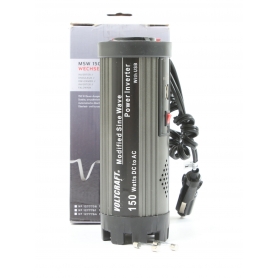 Voltcraft MSW 150-24-G Wandler Wechselrichter 150 Watt 24V/DC-230V/AC USB Camping Auto Boot schwarz (256409)