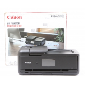 Canon Pixma TS9550 Tintenstrahl-Multifunktionsgerät Drucker Kopierer Scanner Duplex LAN schwarz (256422)