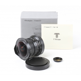 TTArtisan 2,0/7,5 Fisheye Lens Black für Canon RF (256472)