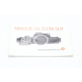 Minolta Anleitung für minolta 110 zoom SLR Bedienungsanleitung (256664)