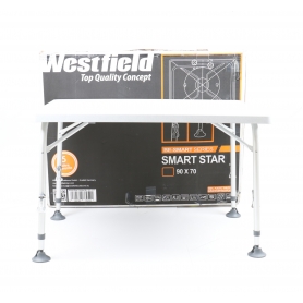 Westfield SMS 105 Smart Star Campingtisch Klapptisch Gartentisch höhenverstellbar 90x70x58/72cm (257635)