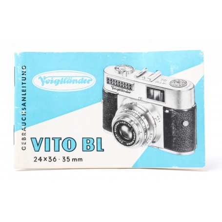 Voigtländer Gebrauchsanleitung für Vito BL 24x36 35 mm (258146)